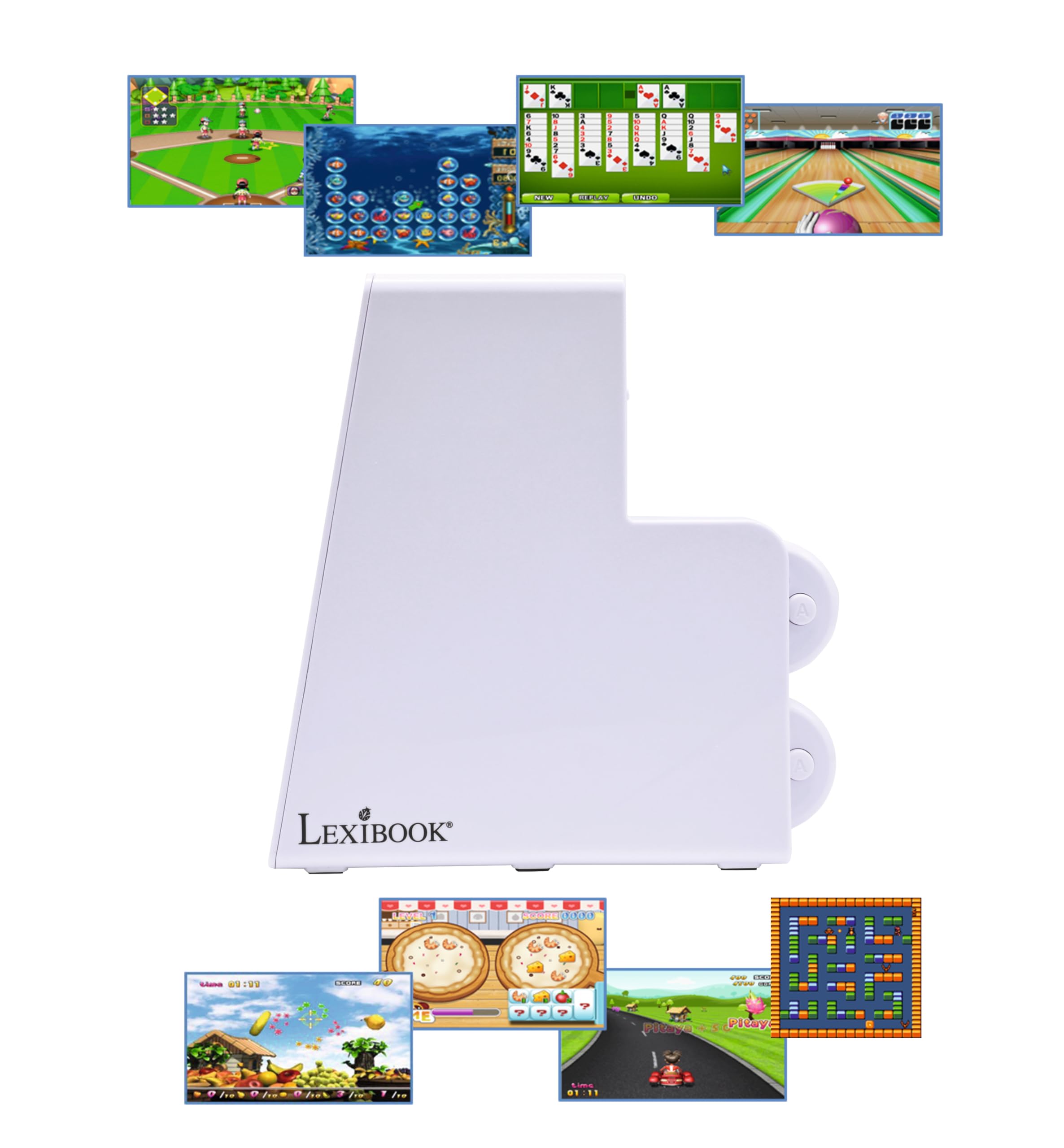 lexibook-jg7440-consola-de-juegos-tv-con-250-juegos-y-2-mandos-inal-mbricos image 2