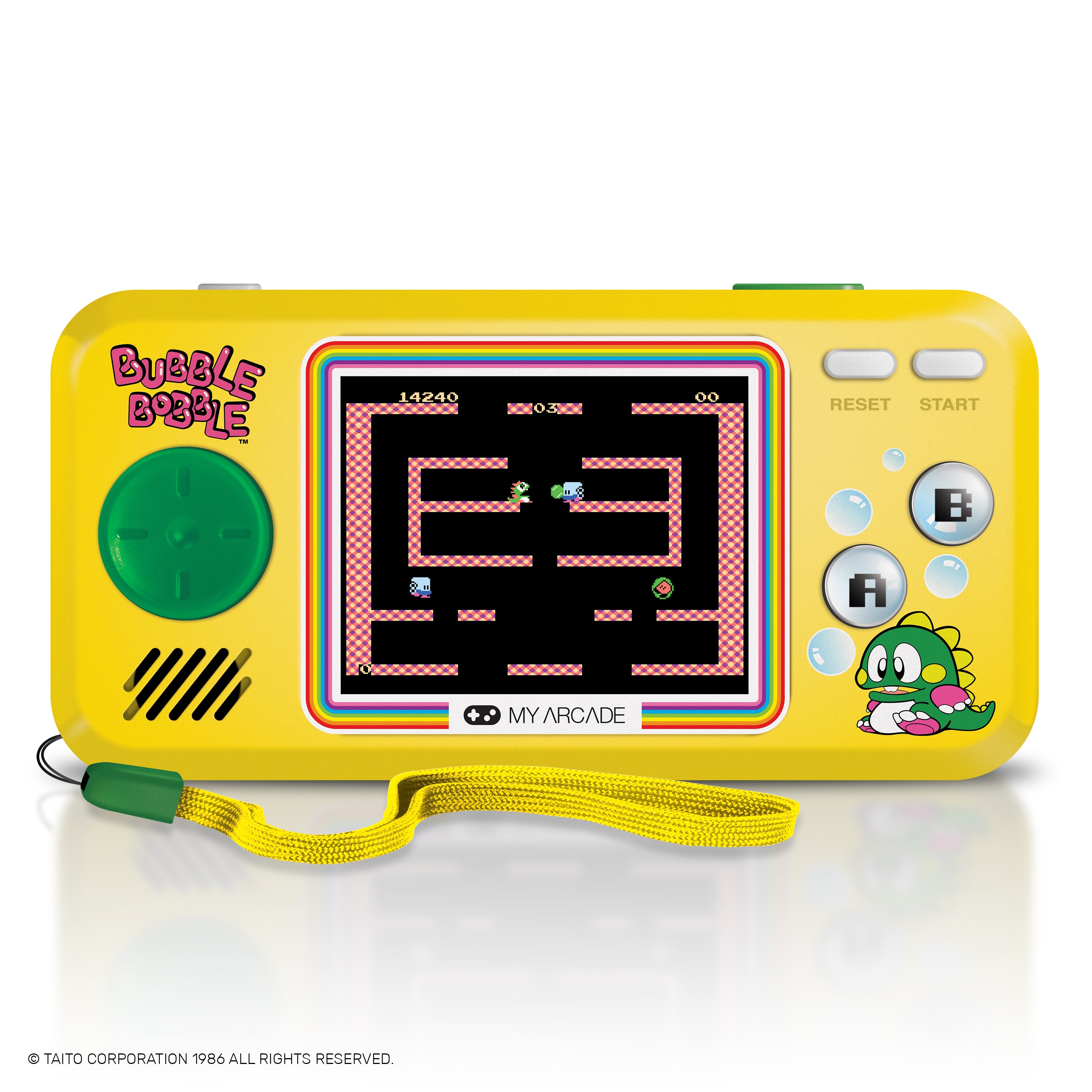 my-arcade-bubble-bobble-pocket-player-3-juegos-en-1-taito image 2