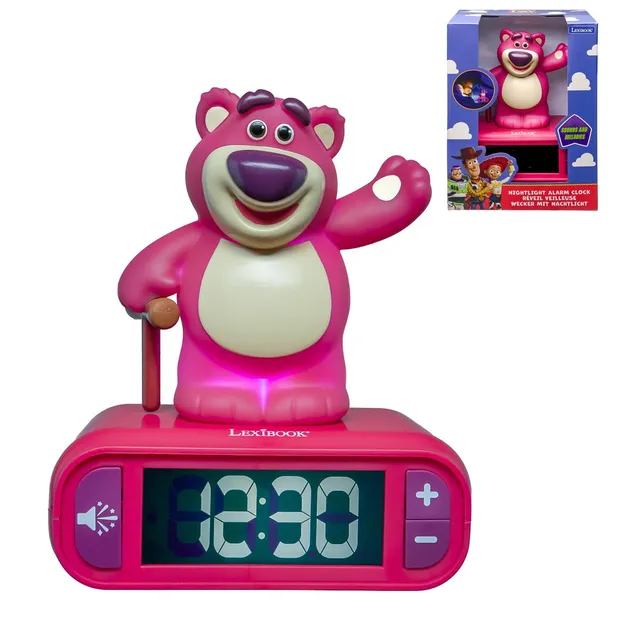 lexibook-disney-toy-story-reloj-despertador-lotso-rl800ts1-violeta image 1