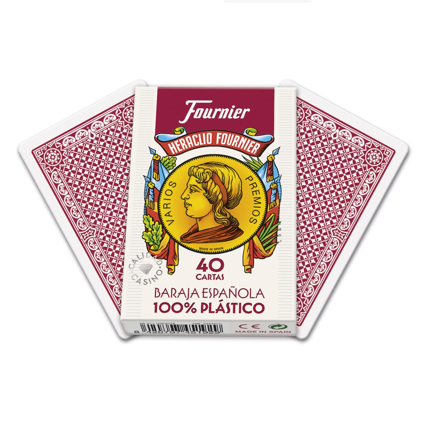 fournier-baraja-espa-ola-n-2100-100-pl-stico-40-cartas image 4