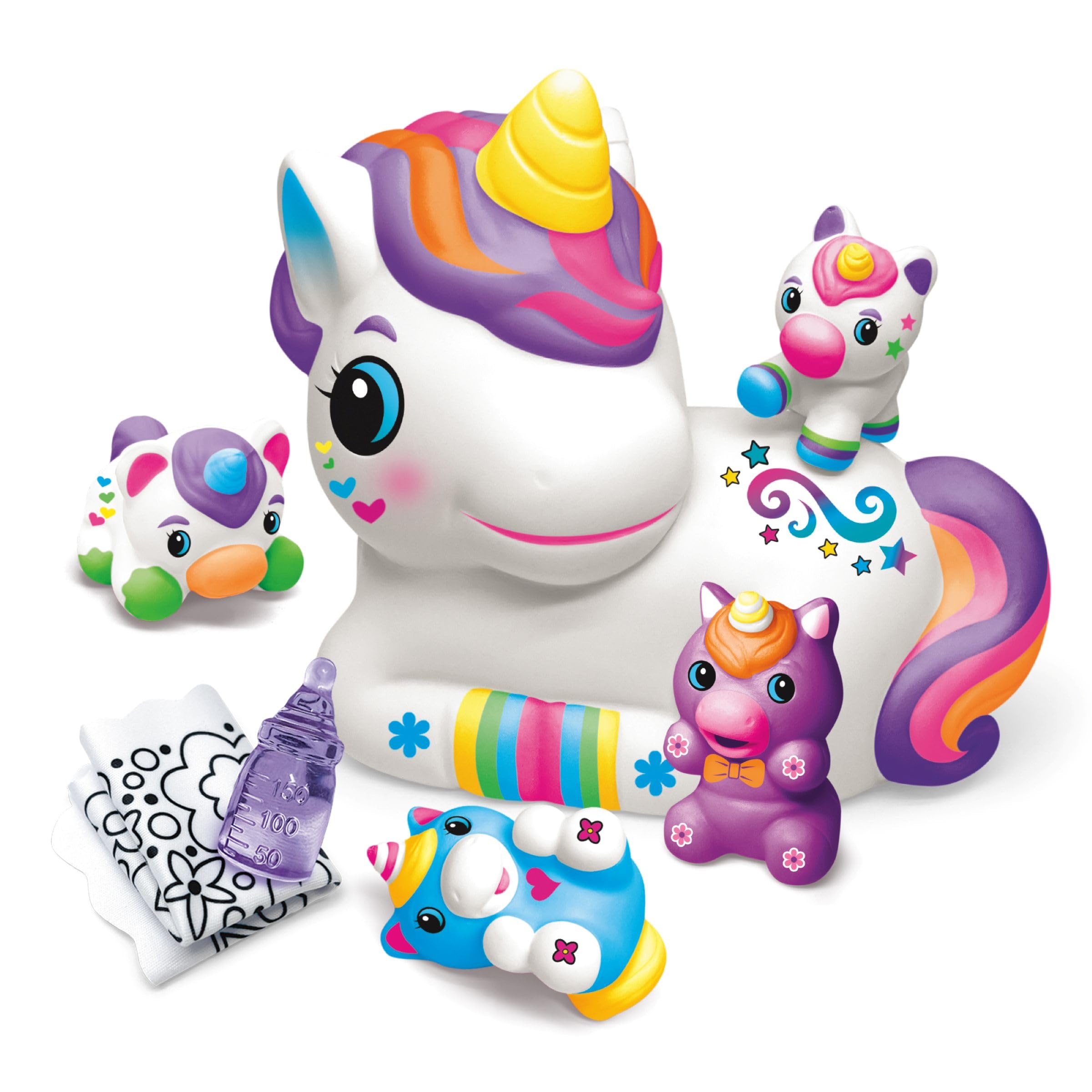 lexibook-squeezie-sorpresa-mam-y-beb-s-animales-crss6-set-unicornio-con-4-beb-s image 2