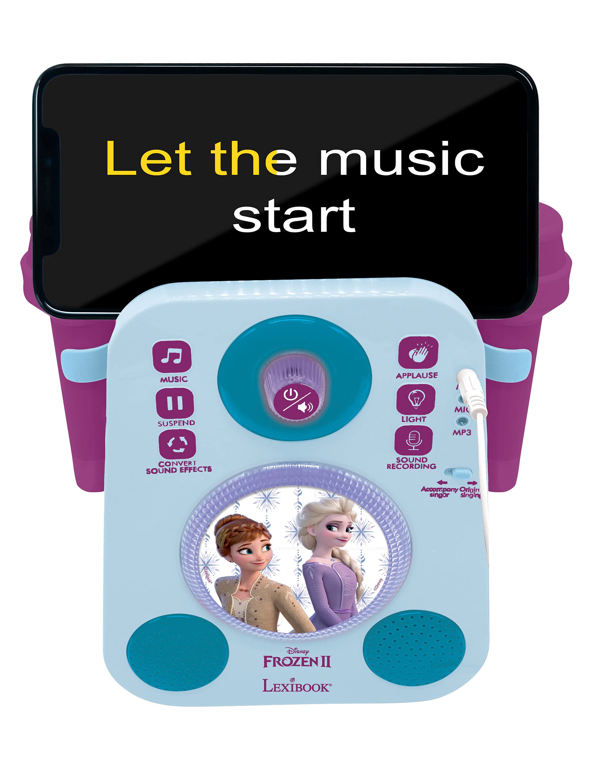 lexibook-frozen-k140fz-altavoz-musical-luminoso-con-2-micr-fonos image 7
