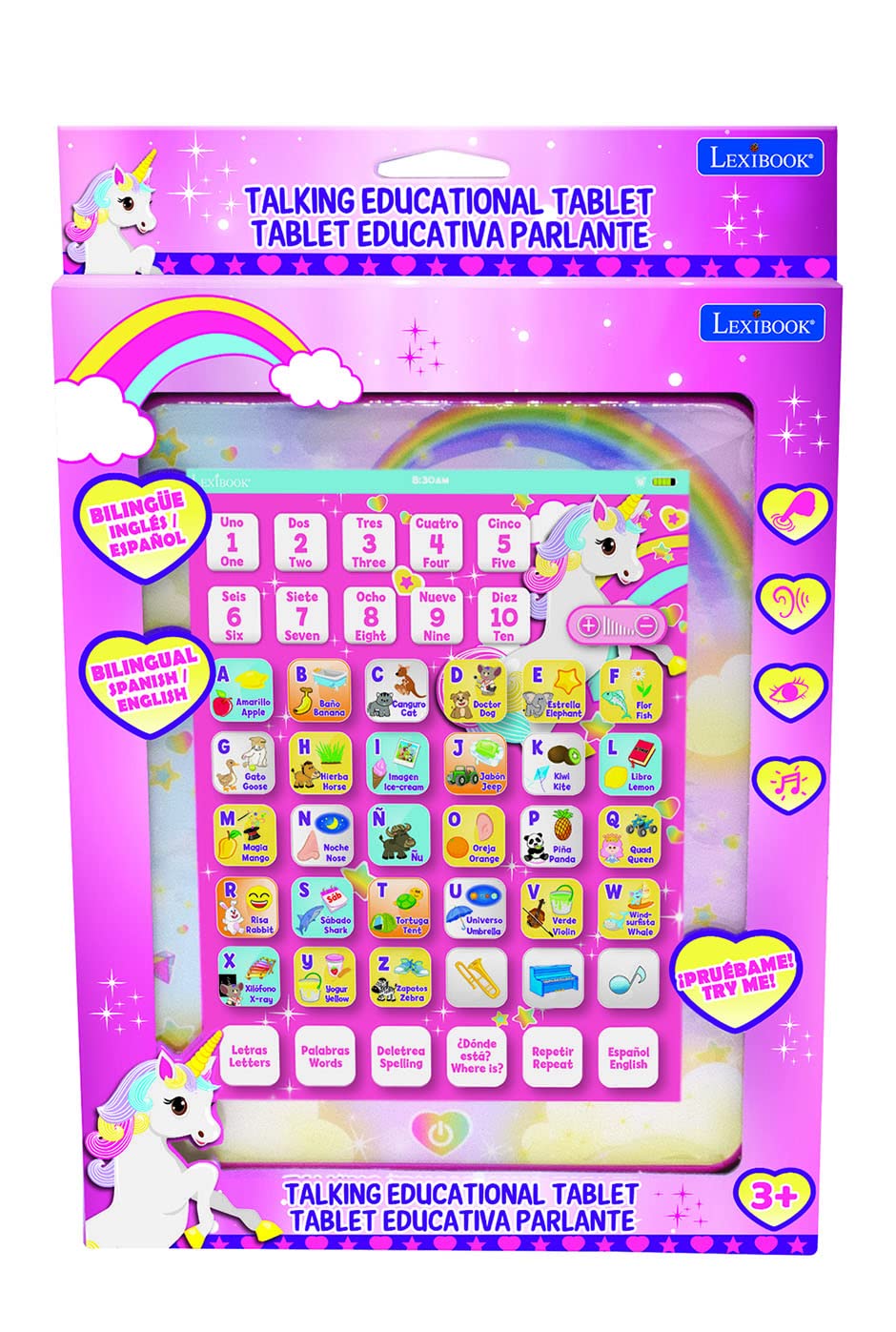 lexibook-unicornio-jcpad002unii2-tableta-educativa-biling-e-de-bolsillo image 4