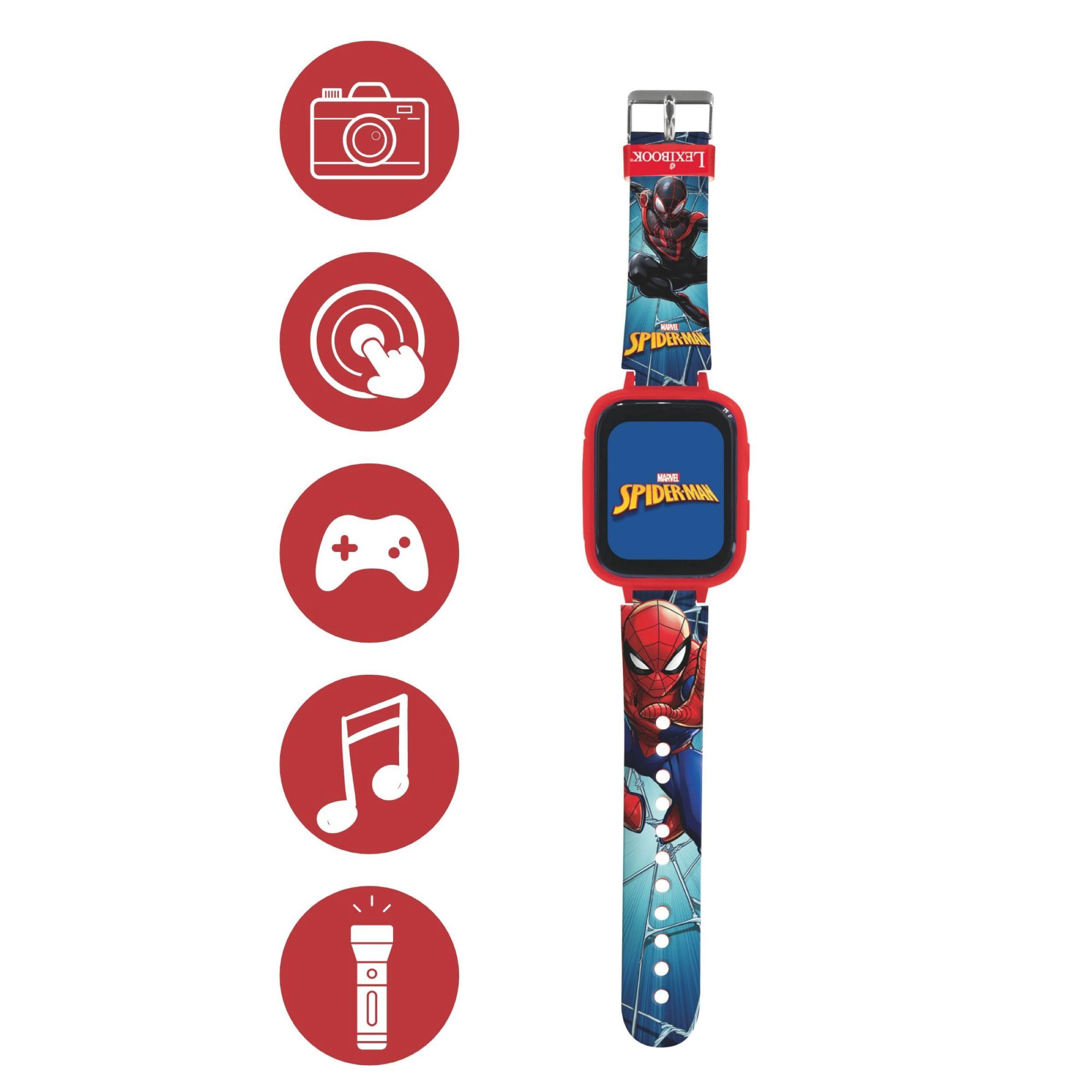 lexibook-spider-man-reloj-bluetooth-con-c-mara-dmw071sp image 2
