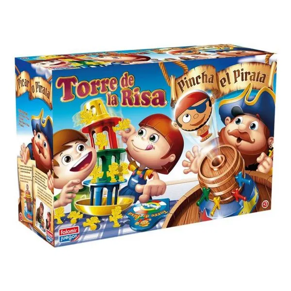 falomir-juegos-pincha-pirata-torre-risa-pack-juegos-de-mesa image 1