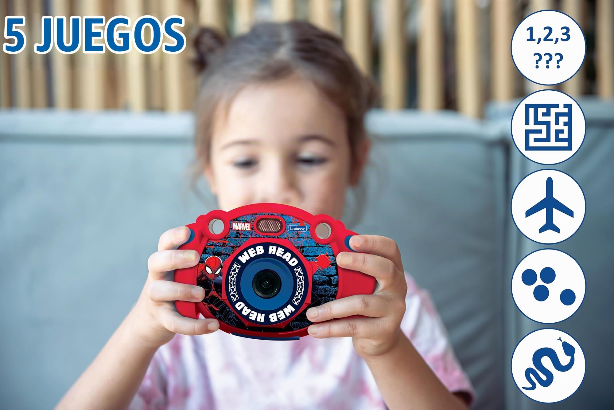lexibook-spider-man-dj080sp-c-mara-digital-infantil image 3