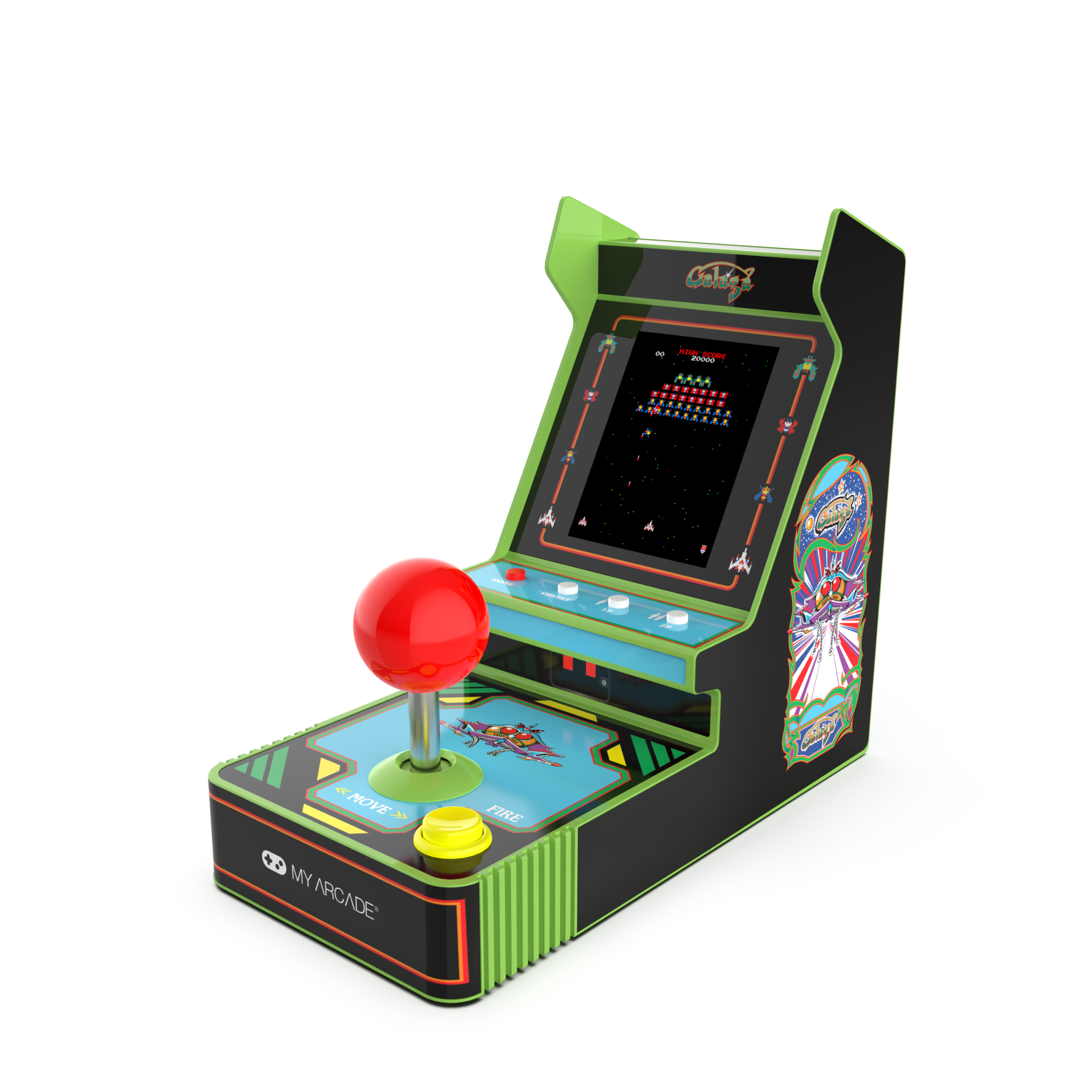 my-arcade-galaga-joystick-player-mini-arcade-shooter image 1