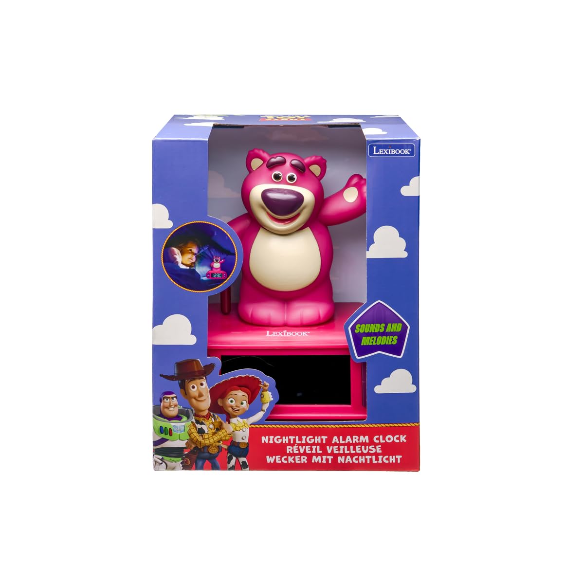 lexibook-disney-toy-story-reloj-despertador-lotso-rl800ts1-violeta image 7