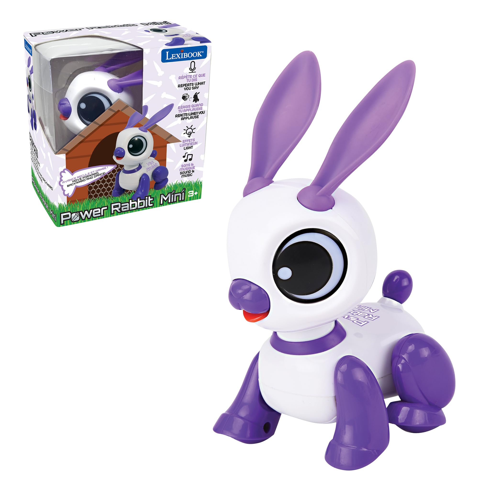 lexibook-power-rabbit-mini-robot-interactivo-rob02rab image 1