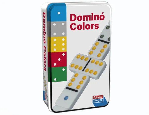 falomir-juegos-domino-colors-caja-lata-domin-de-piezas-grandes image 1
