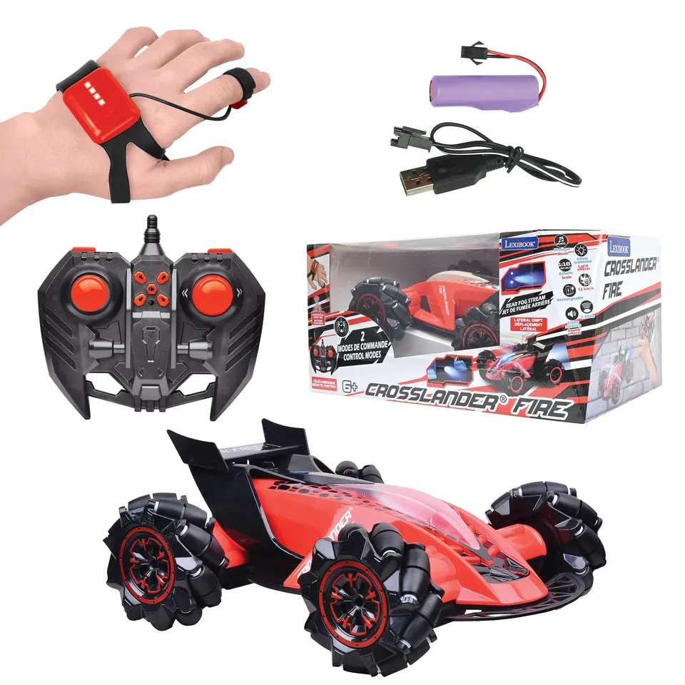 lexibook-crosslander-fire-coche-teledirigido-con-pulsera image 1