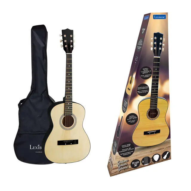 lexibook-k2200-guitarra-ac-stica-de-madera-91-cm image 1