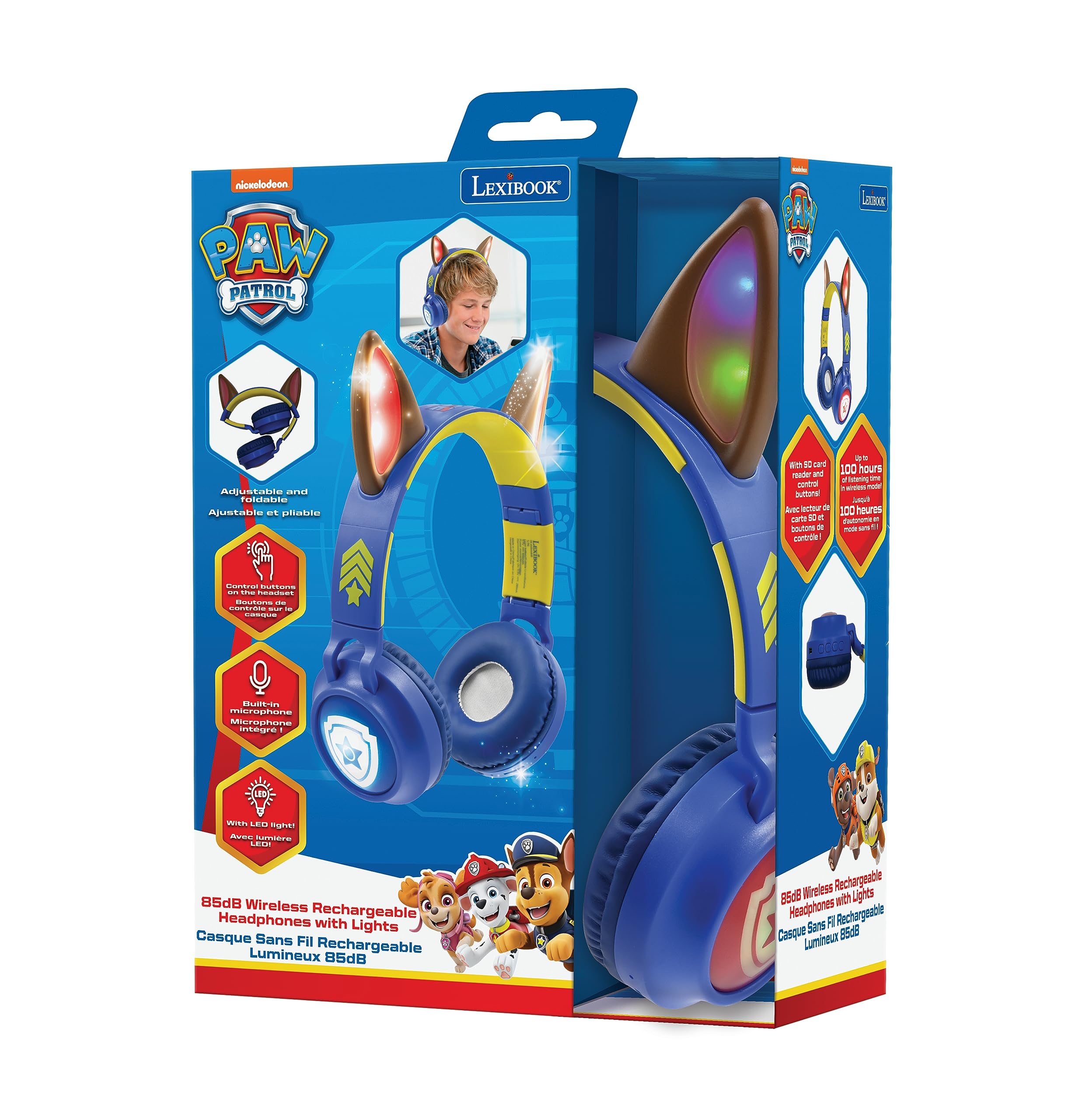 lexibook-patrulla-canina-hpbt015palxb-auriculares-bluetooth-infantiles image 5