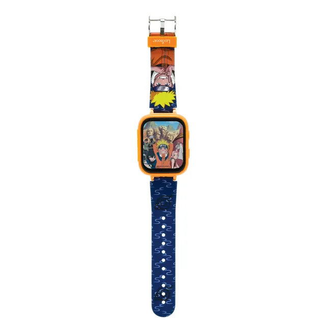 lexibook-naruto-dmw070na-reloj-de-pulsera-ajustable-con-pantalla-hd-azul-y-naran image 1