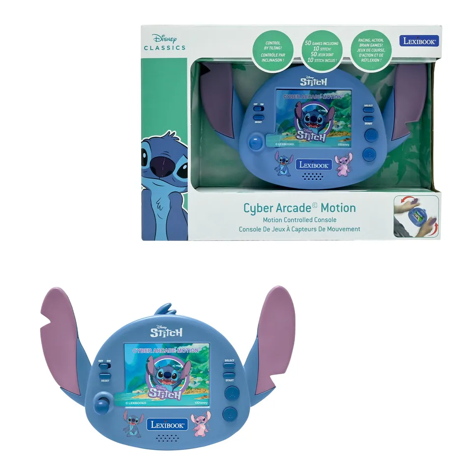 lexibook-stitch-consola-cyber-arcade-port-til-50-juegos-jl3180d image 1