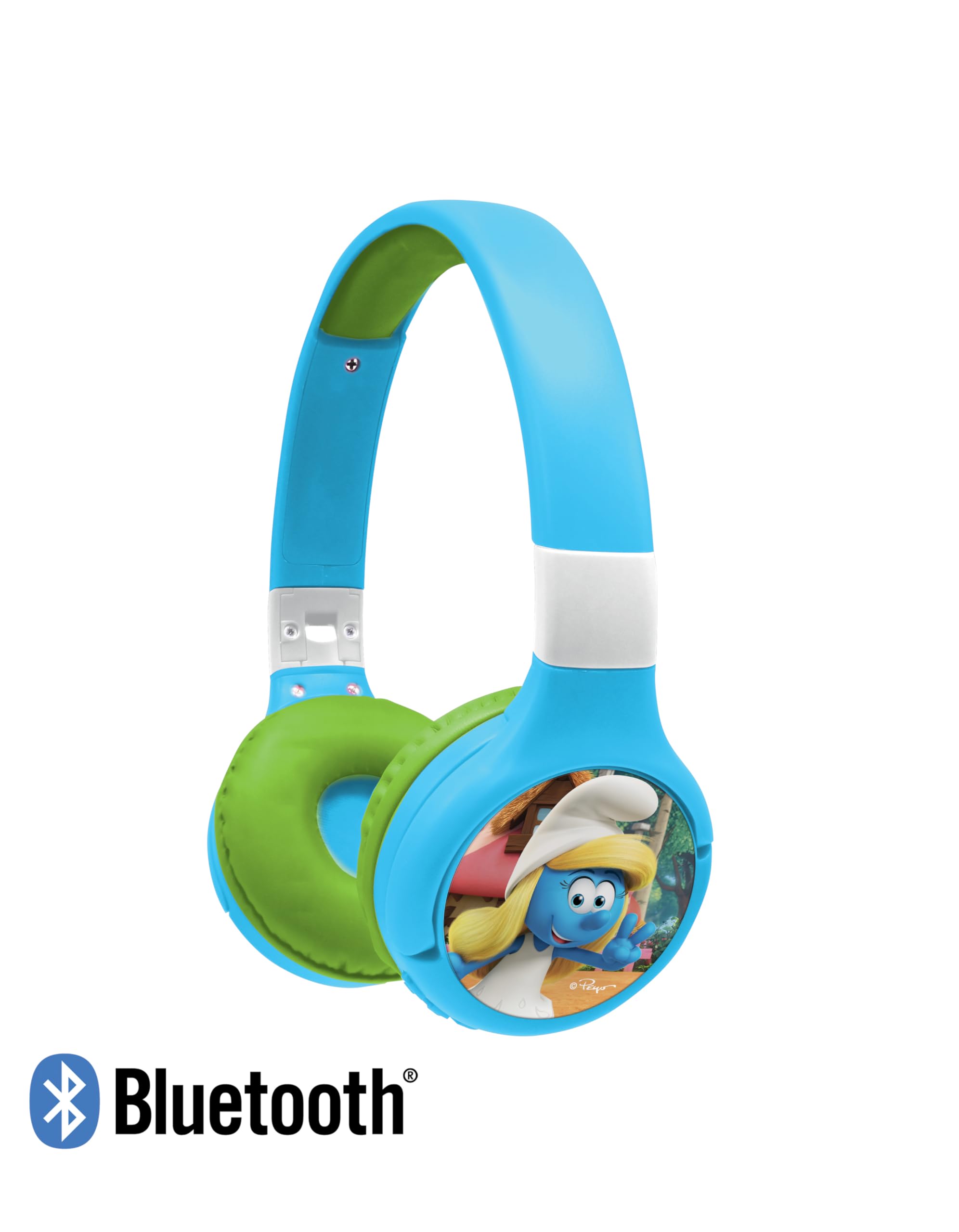 lexibook-los-pitufos-hpbt010sf-auriculares-bluetooth-infantiles image 2