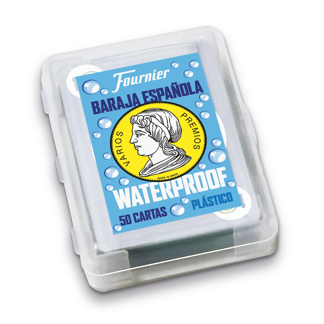 fournier-baraja-espa-ola-waterproof-pl-stico-50-cartas-piscina-y-playa image 1