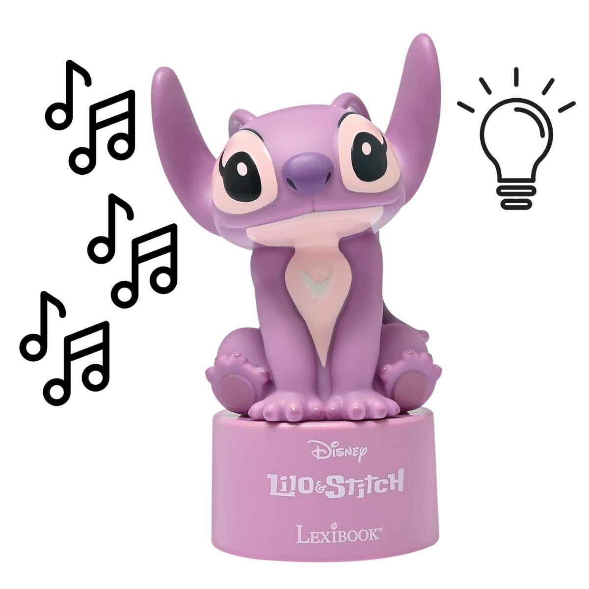lexibook-angel-ns01d1lxb-luz-nocturna-con-altavoz-y-cable-aux-in image 2