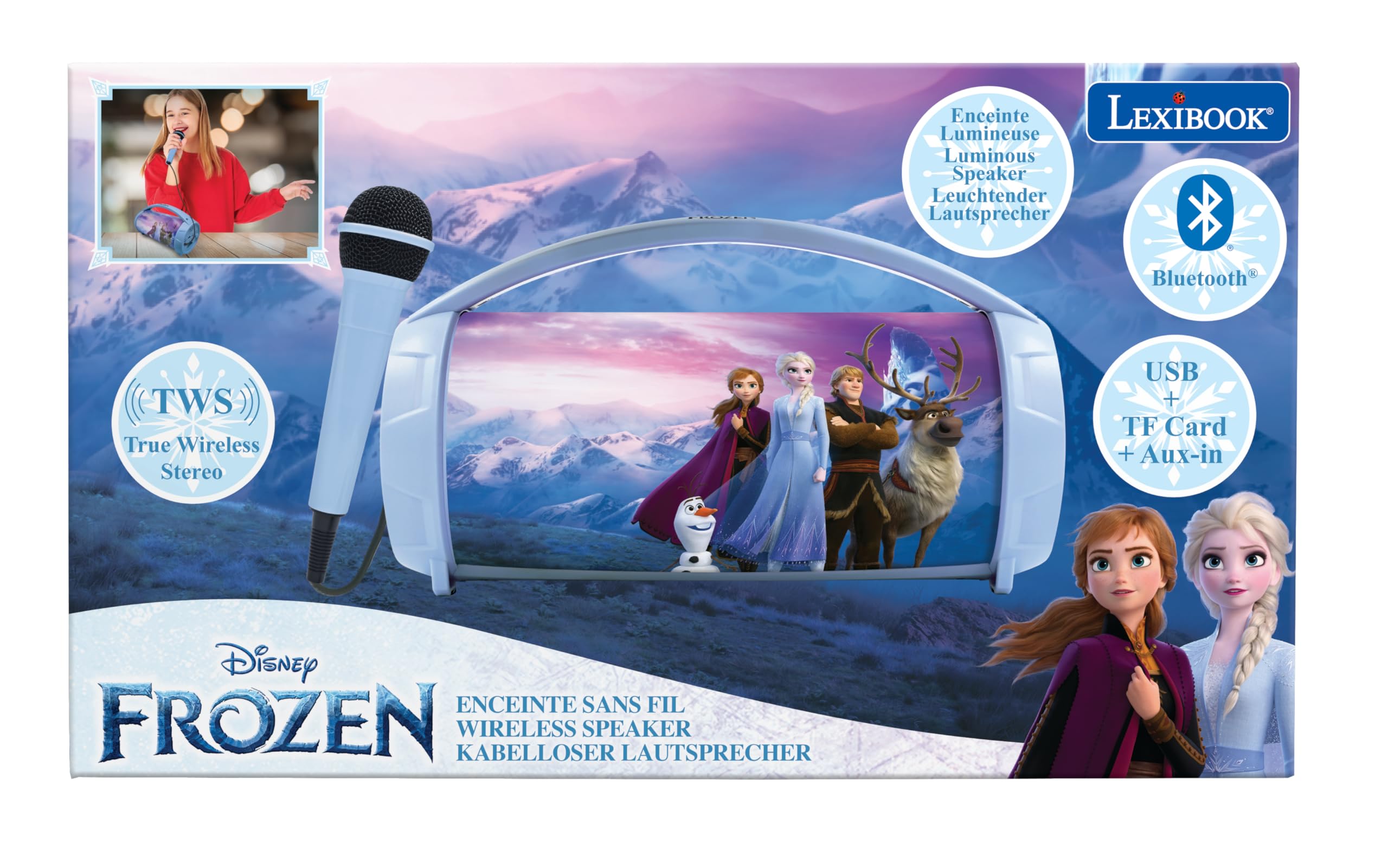 lexibook-frozen-altavoz-karaoke-azul-y-morado-btp585fzzlxb image 4