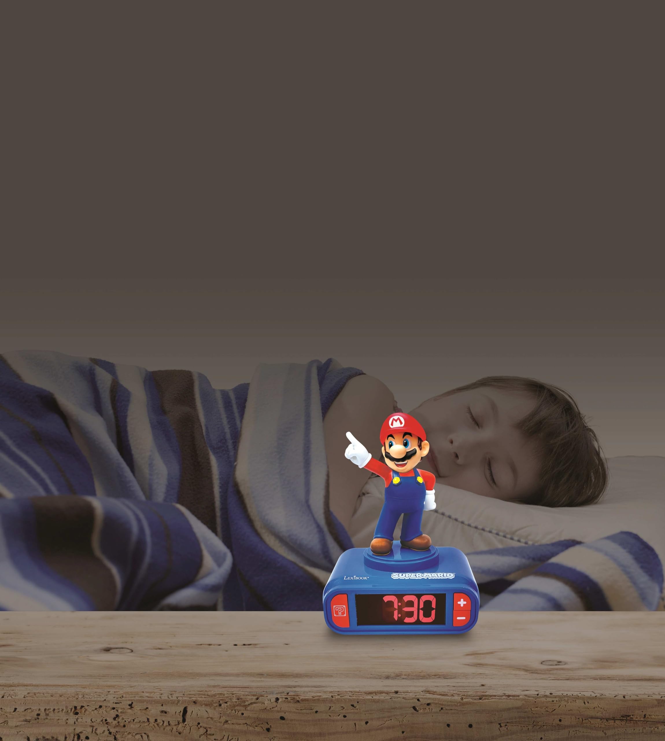 lexibook-mario-rl800nilxb-reloj-despertador-con-luz-nocturna image 6