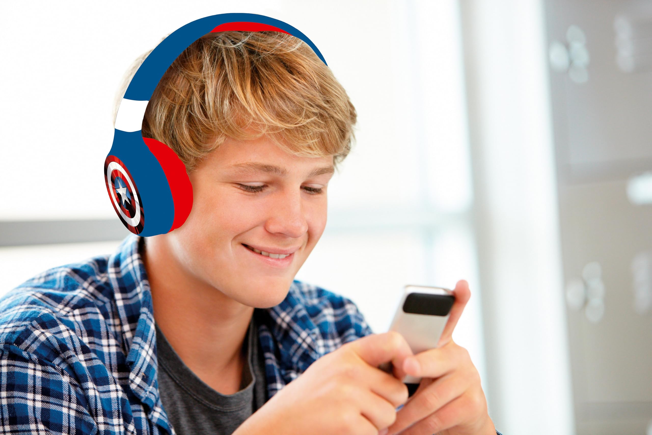 lexibook-hpbt010avlxb-vengadores-auriculares-bluetooth-infantiles-2-en-1 image 3