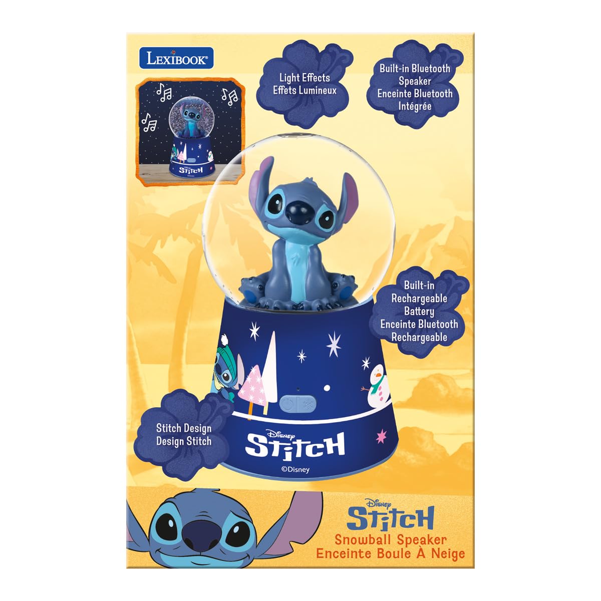 lexibook-stitch-altavoz-bluetooth-bola-de-nieve-sbs10d image 5