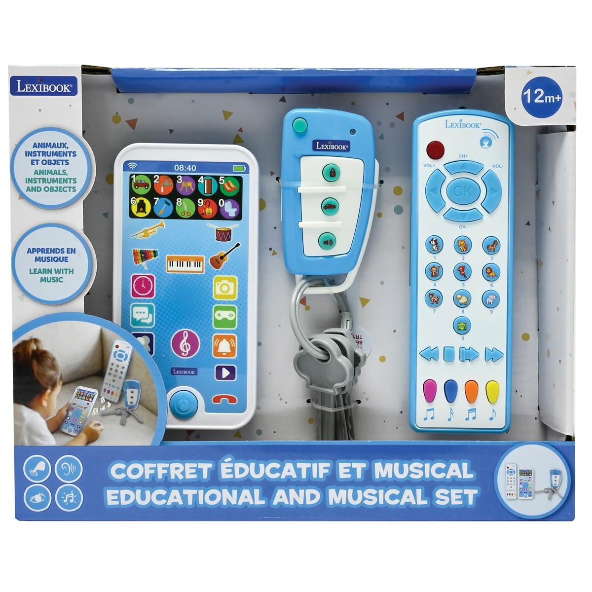 lexibook-ps125-set-de-juego-educativo-tel-fono-mando-y-llaves image 2