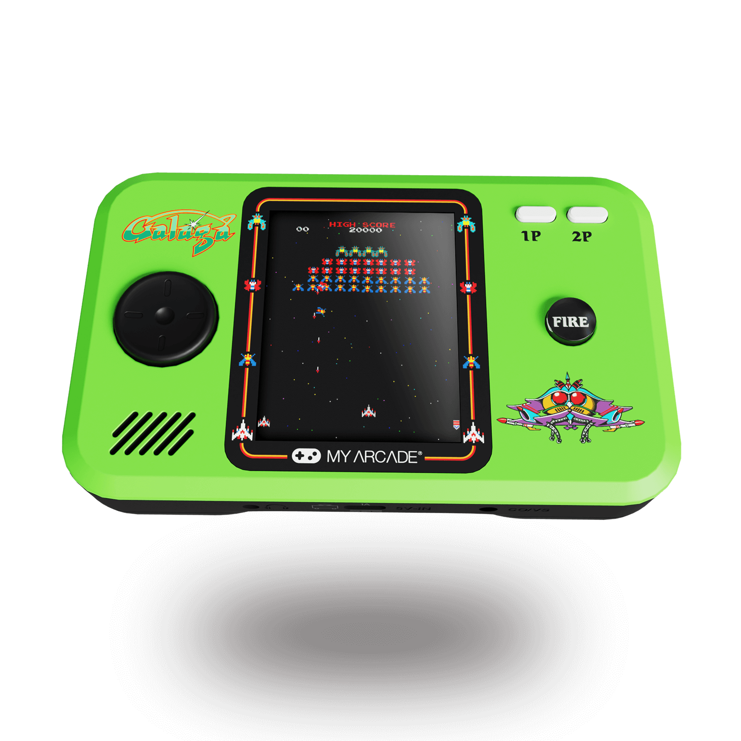 my-arcade-galaga-pocket-player-pro-consola-port-til-shoot-em-up image 1