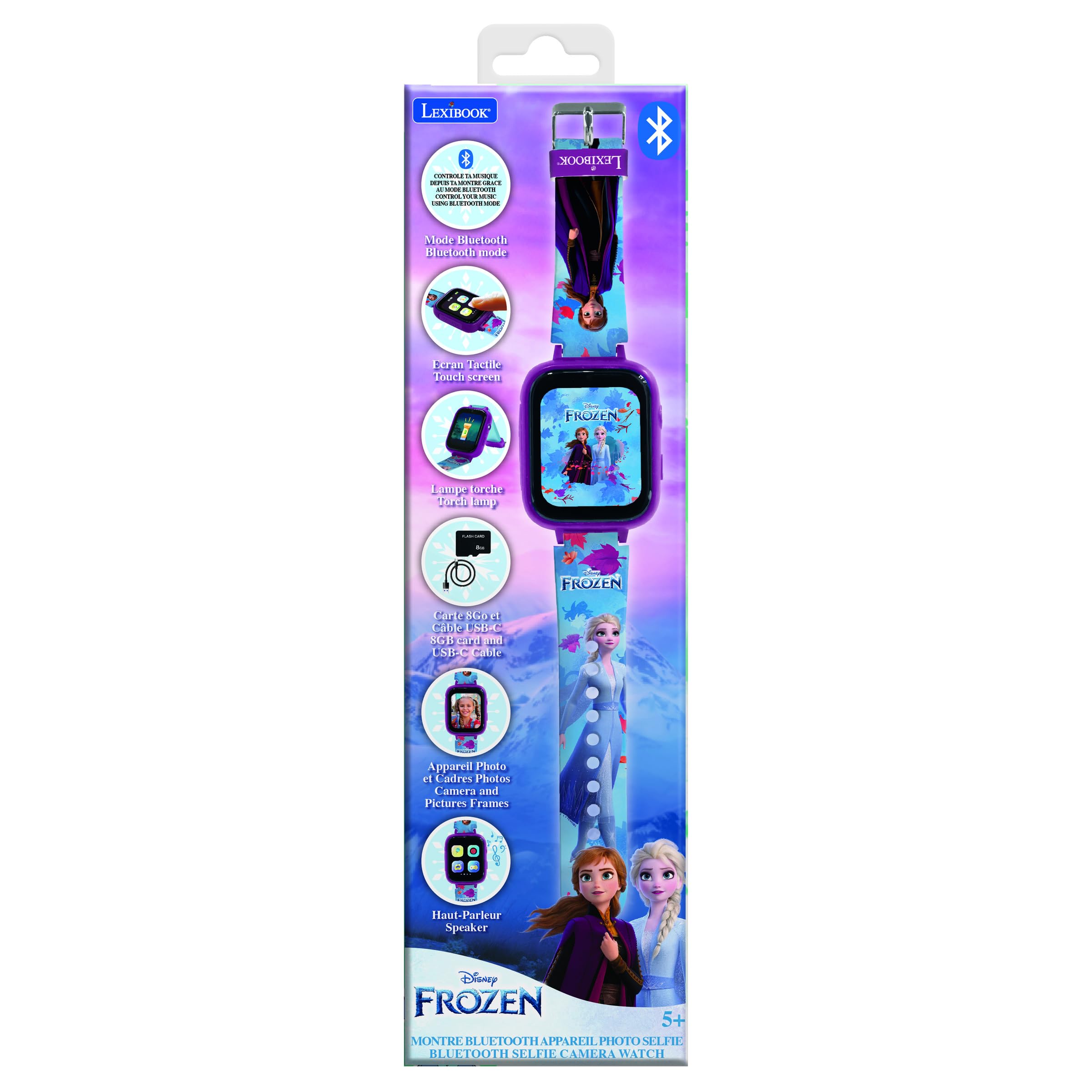 lexibook-frozen-dmw071fz-reloj-bluetooth-inteligente-con-c-mara-y-pantalla-t-cti image 5