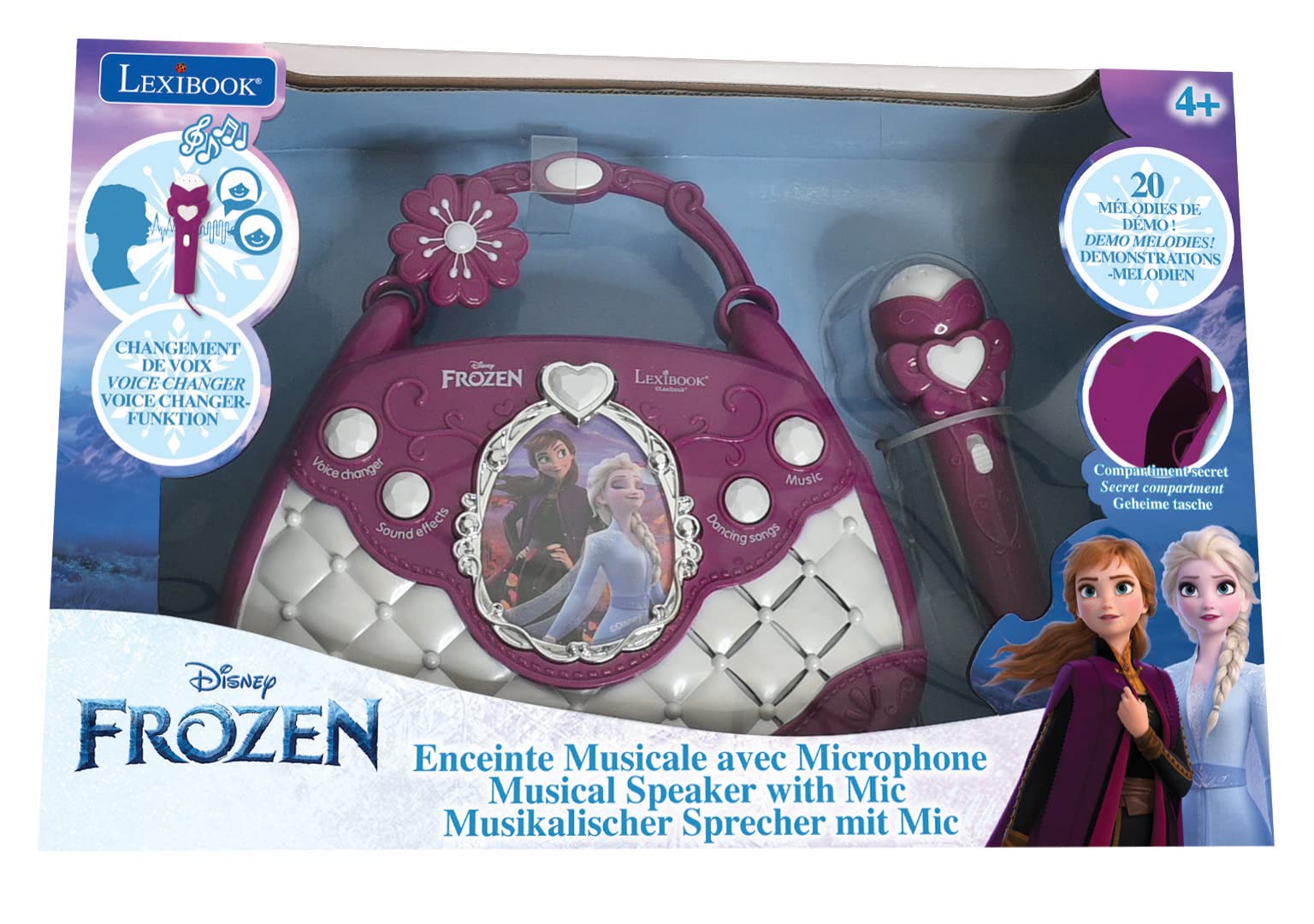 lexibook-frozen-altavoz-karaoke-k102fz-con-micr-fono image 7