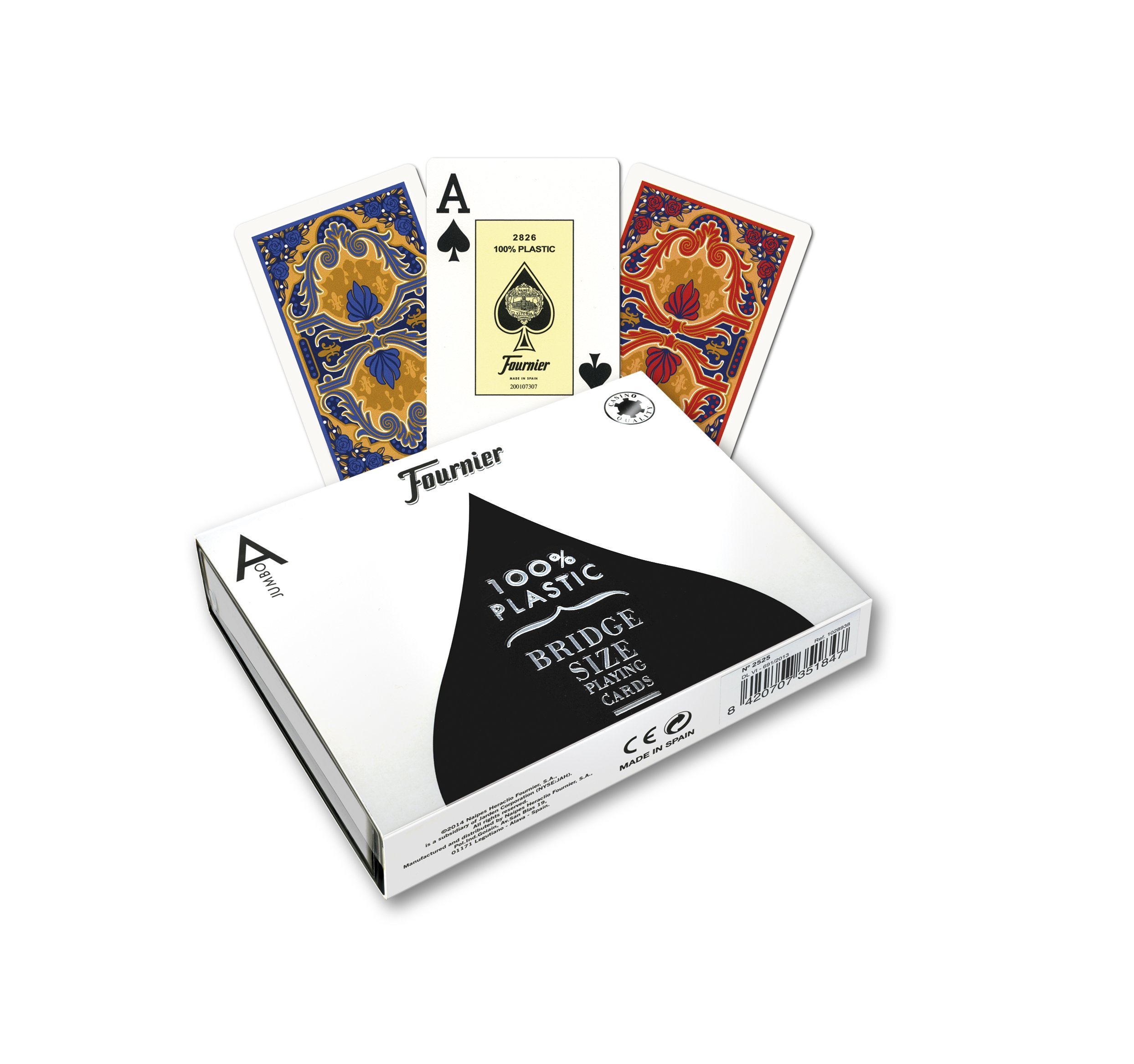 fournier-35188-juego-de-cartas-rosas-2-ndice-jumbo image 1