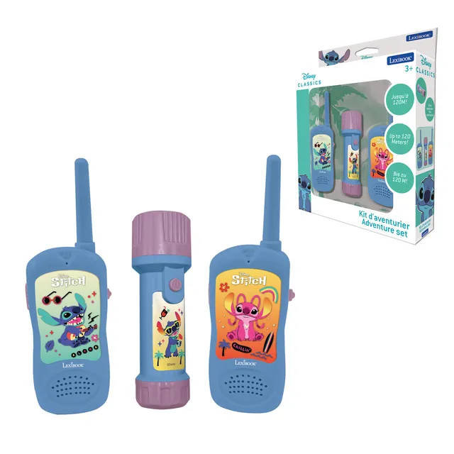 lexibook-stitch-kit-aventurero-rptw10d-con-walkie-talkies image 1