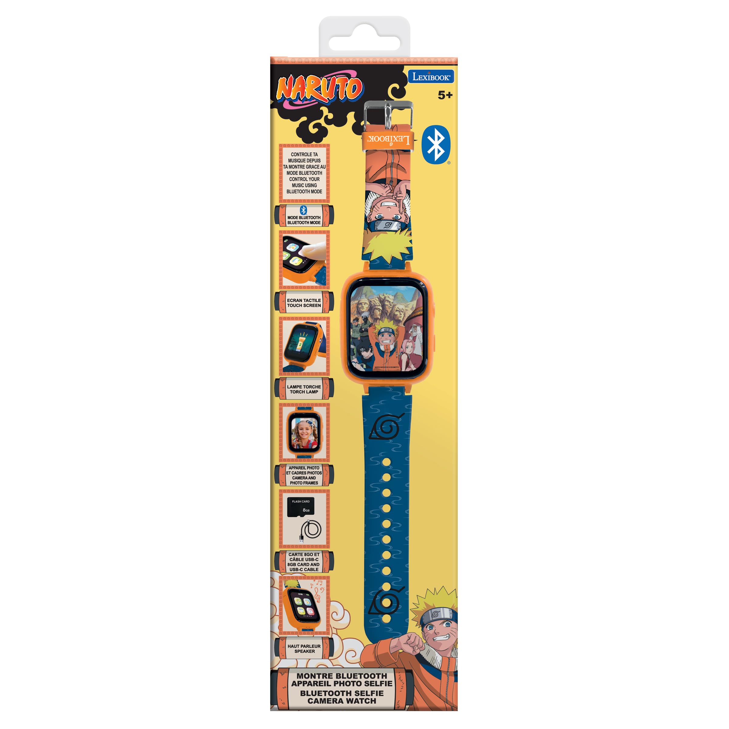 lexibook-naruto-reloj-bluetooth-con-c-mara-dmw071na image 5