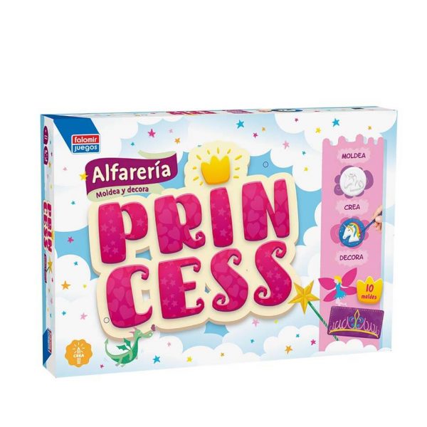 falomir-juegos-alfarer-a-princesas-kit-creativo-para-moldear-y-decorar image 1