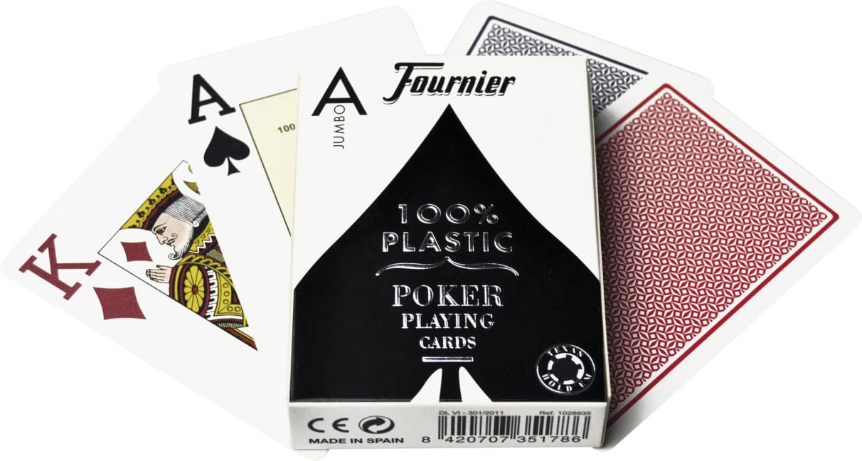 fournier-baraja-p-ker-100-pl-stico-ndice-jumbo image 1
