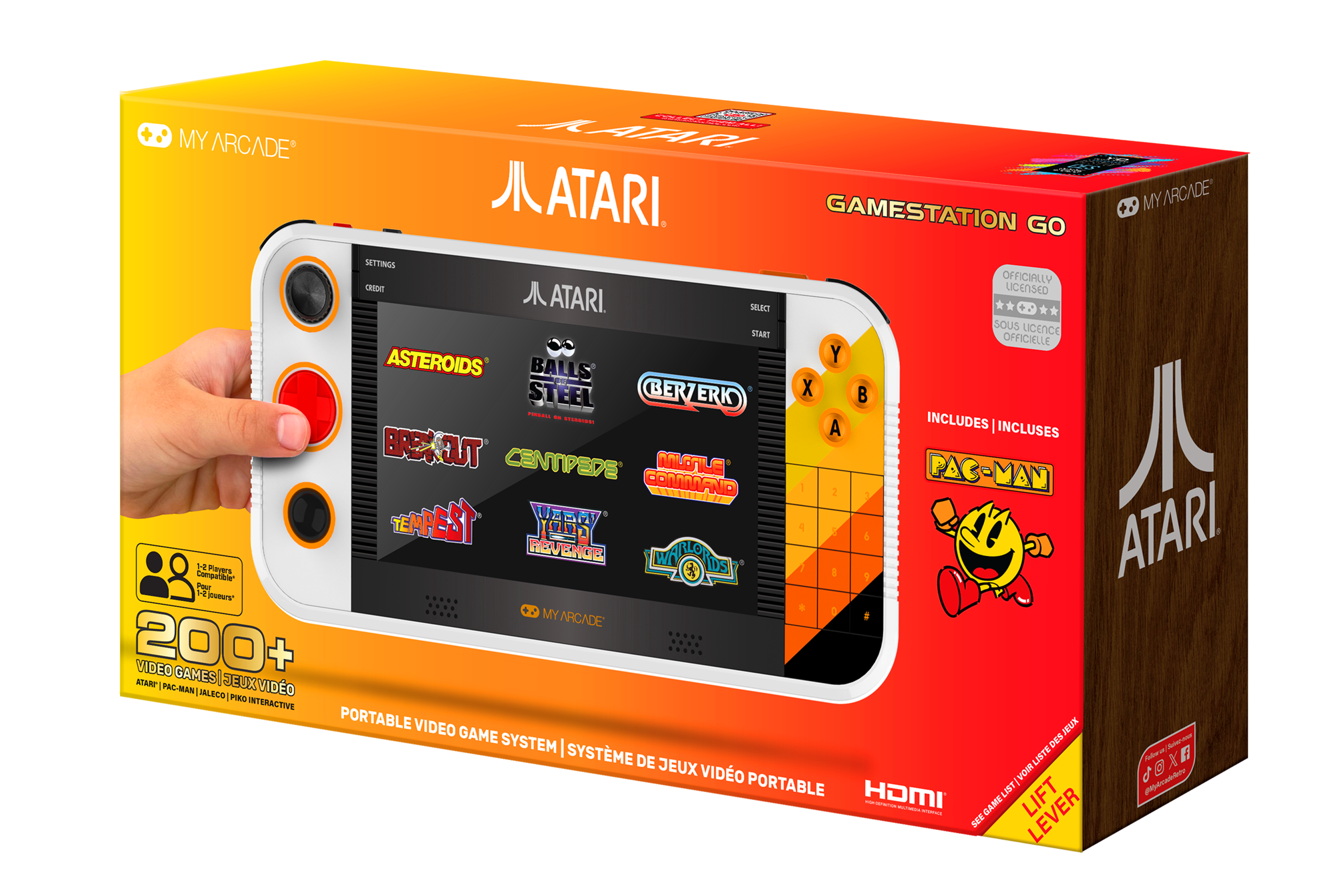 my-arcade-atari-gamestation-go-consola-port-til-retro-200-juegos image 5