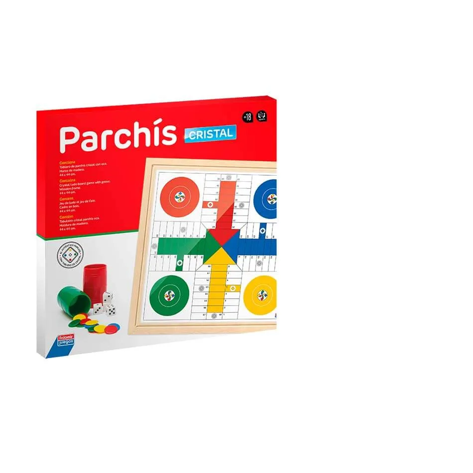 falomir-juegos-parch-s-cristal-oca-44-cm-juego-de-mesa-madera image 1