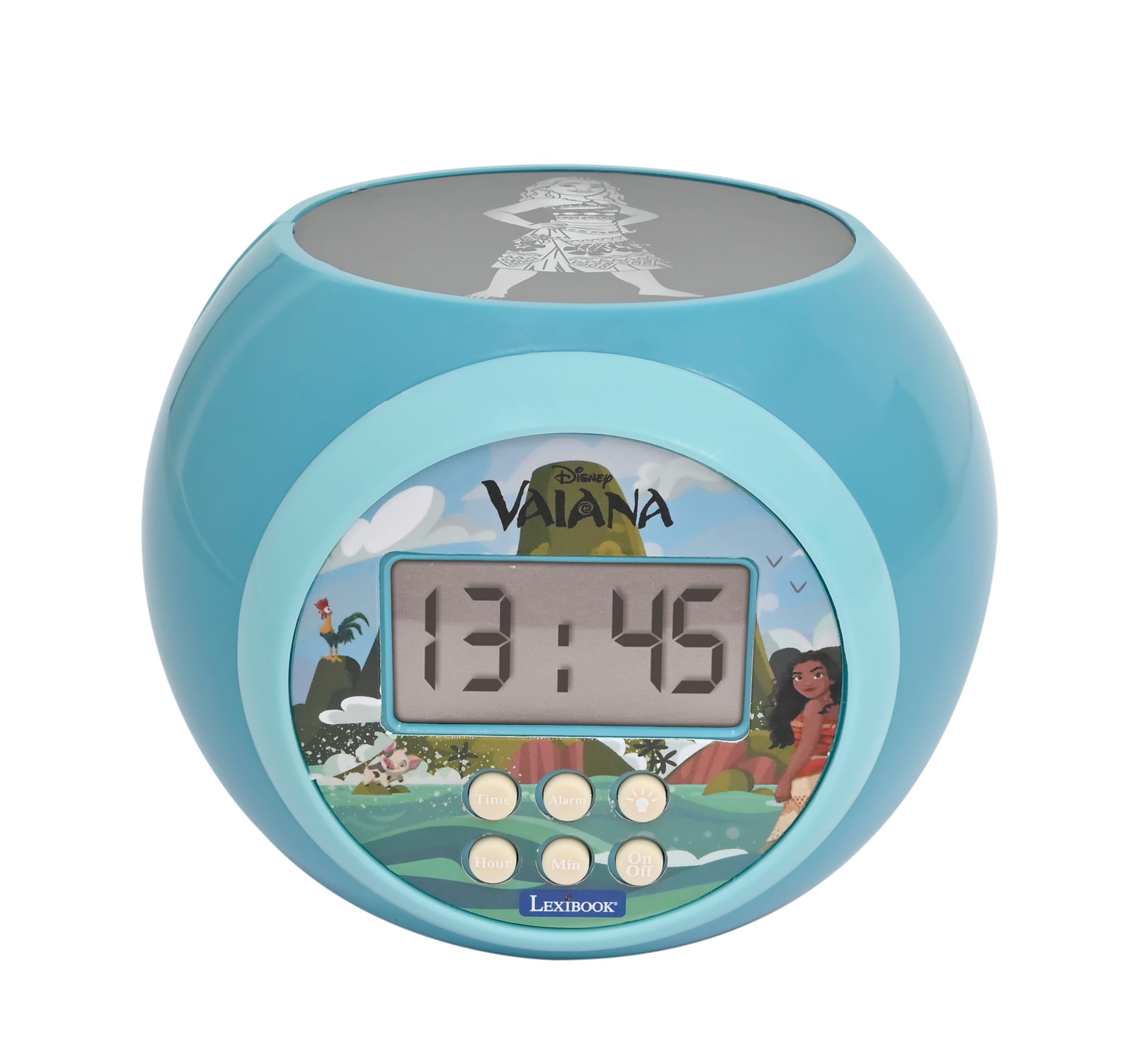 lexibook-rl977vnlxb-vaiana-reloj-despertador-proyector-con-luz-nocturna image 2