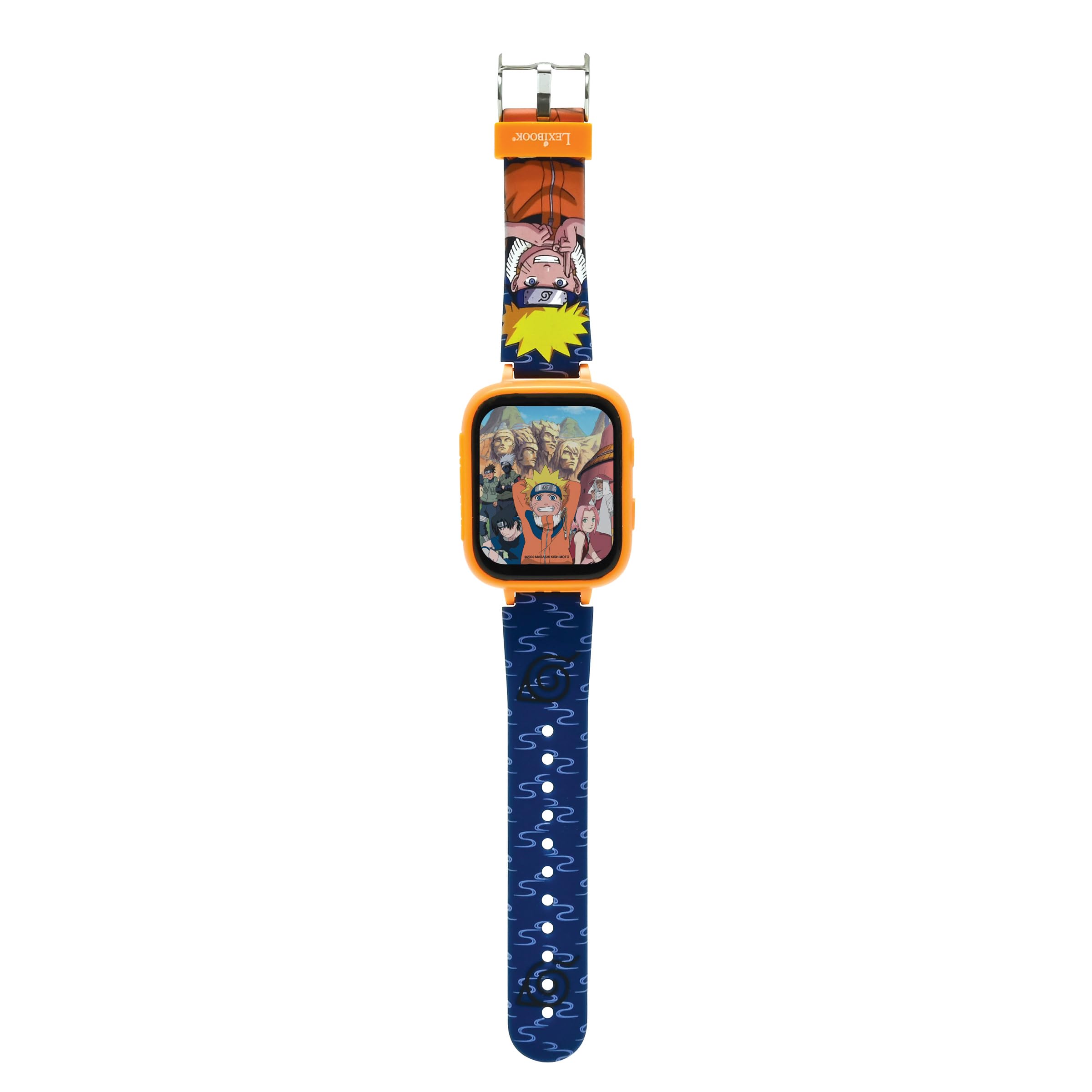 lexibook-naruto-dmw070na-reloj-de-pulsera-ajustable-con-pantalla-hd-azul-y-naran image 1