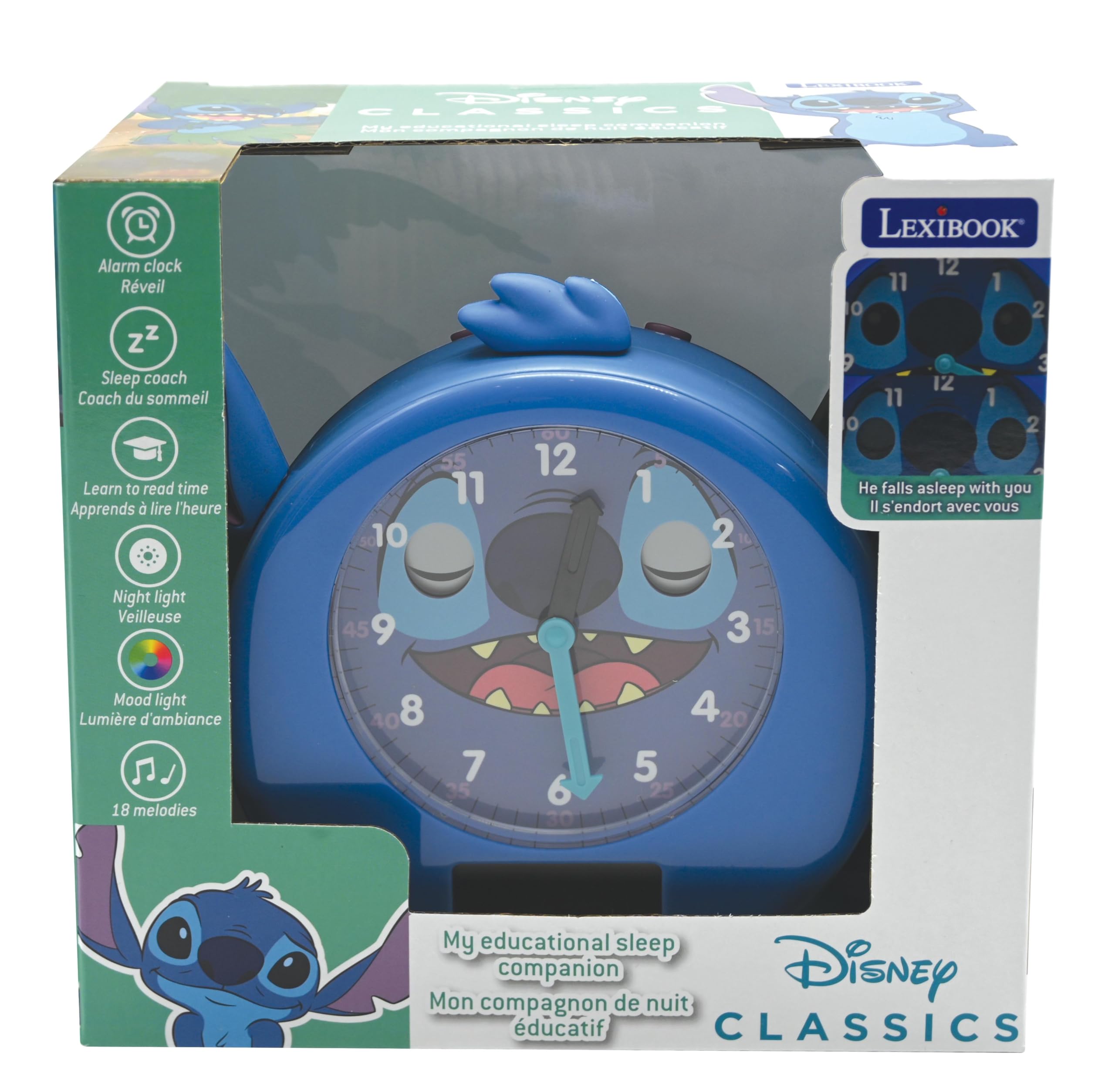 lexibook-rlt100dlxb-stitch-reloj-compa-ero-de-sue-o-con-luz-y-melod-as image 5