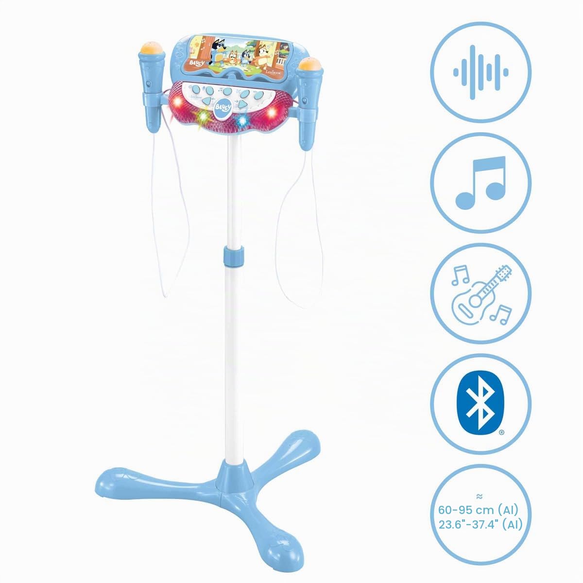 lexibook-bluey-karaoke-altavoz-luminoso-con-2-micr-fonos-s160by image 2
