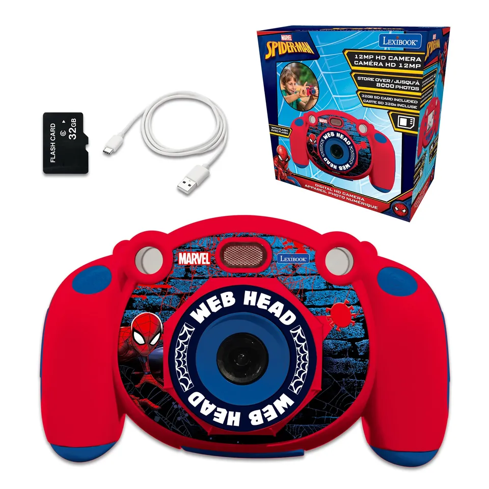 lexibook-spider-man-dj080sp-c-mara-digital-infantil image 1