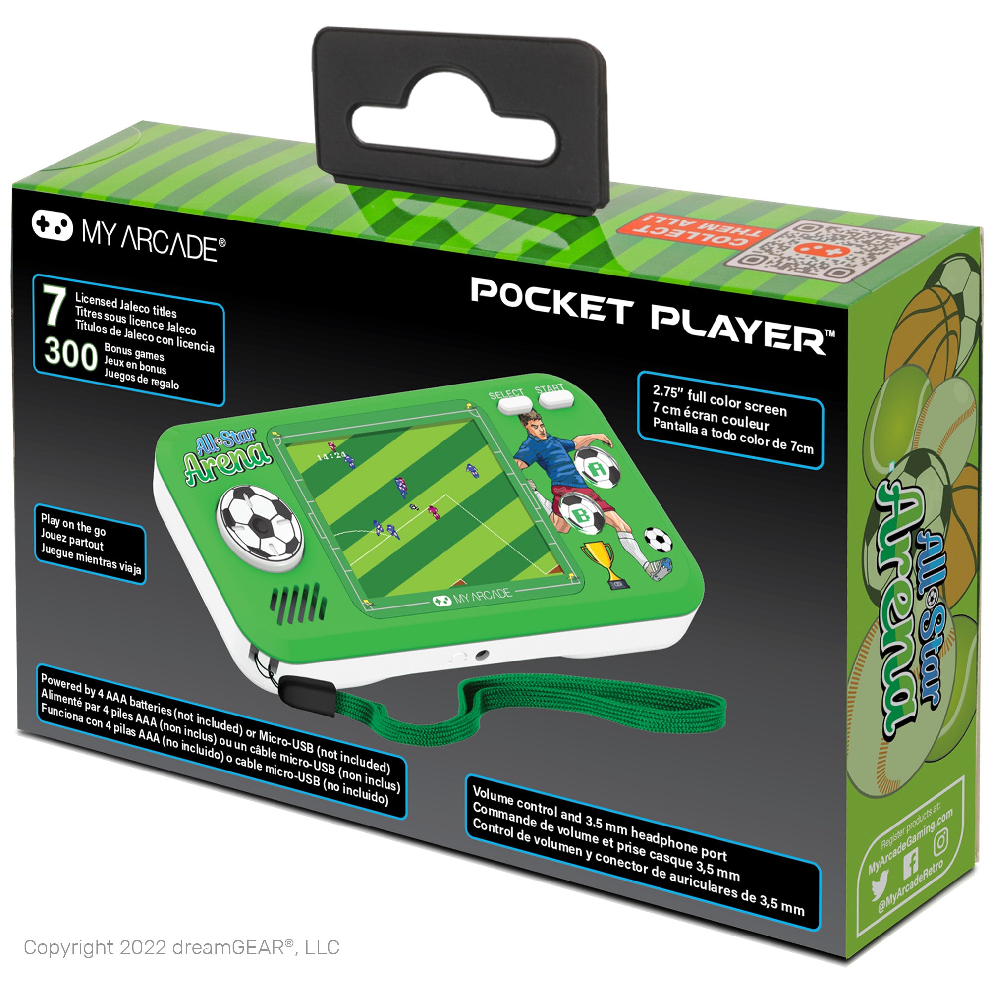 my-arcade-all-star-arena-pocket-player-consola-port-til-7-en-1 image 5