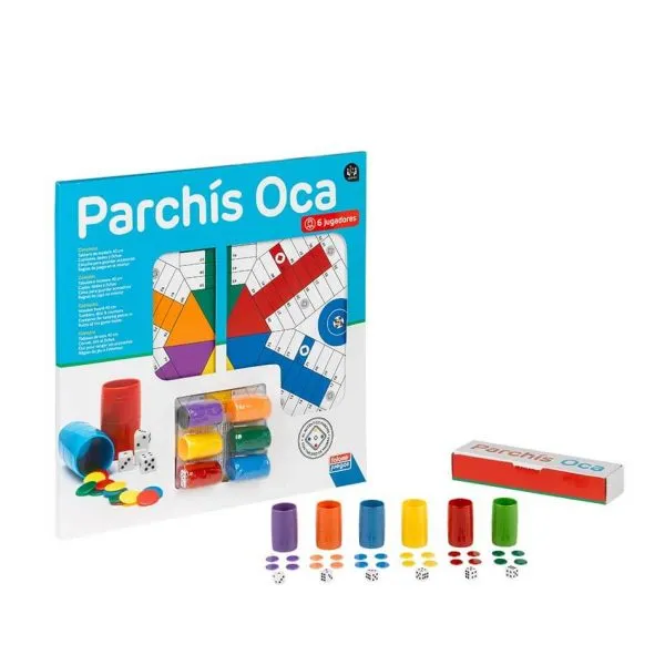falomir-juegos-parch-s-6-jugadores-con-oca-40-cm-con-accesorios-juego-de-mesa image 1