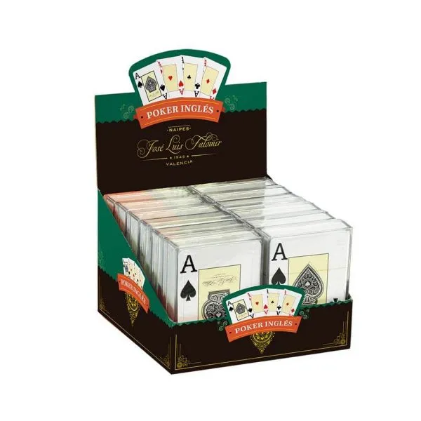 falomir-juegos-baraja-p-ker-en-caja-de-pl-stico-juego-de-cartas-cl-sico image 1
