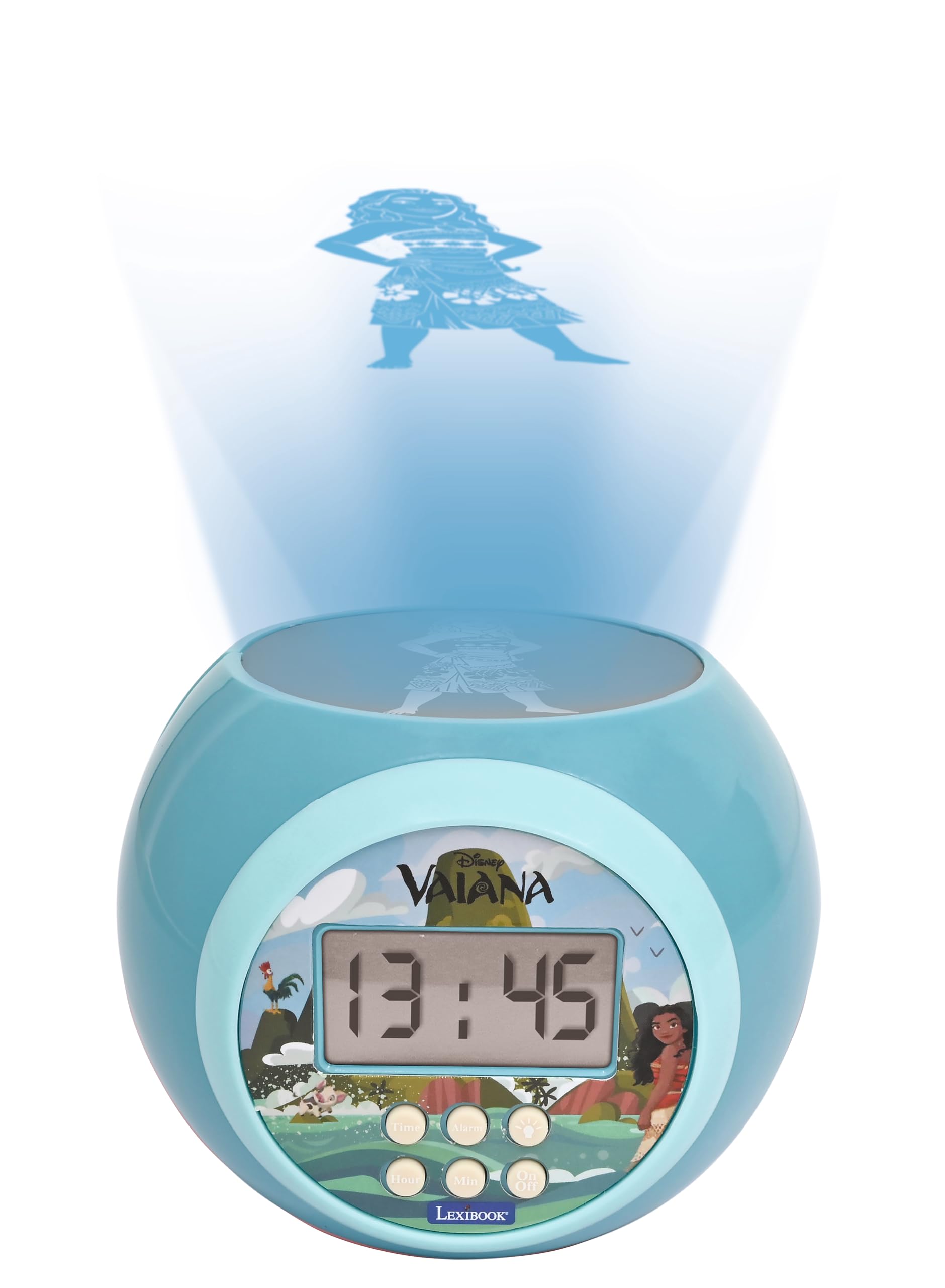 lexibook-rl977vnlxb-vaiana-reloj-despertador-proyector-con-luz-nocturna image 7