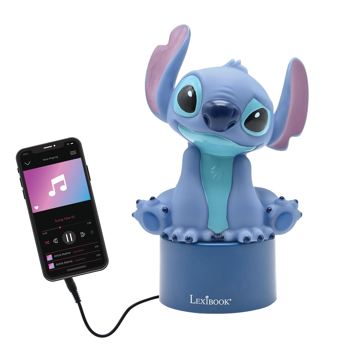 lexibook-ns01dlxb-stitch-luz-nocturna-con-altavoz image 4