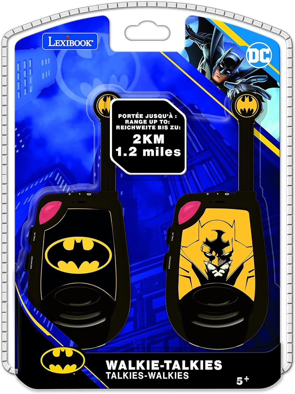 lexibook-batman-walkie-talkies-digitales-tw25bat image 2