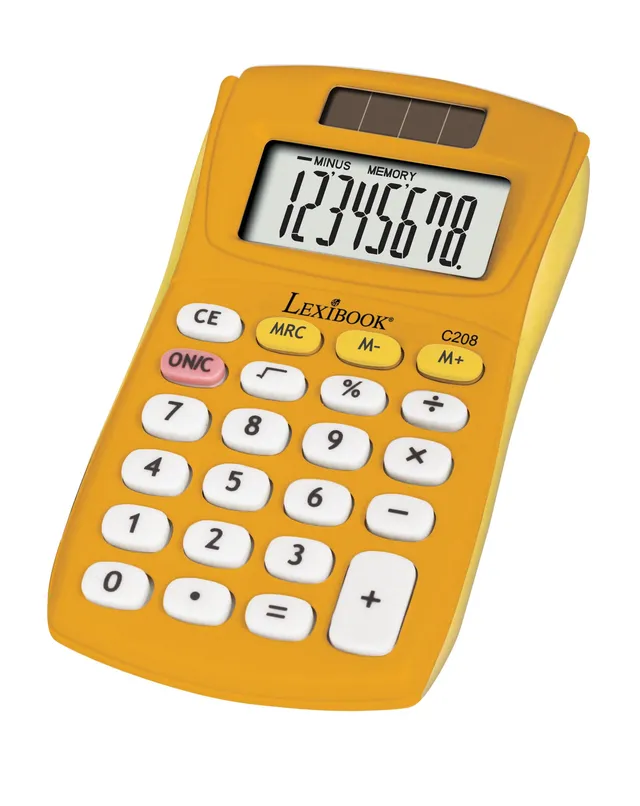 lexibook-fruities-c208d-calculadora-de-bolsillo-8-d-gitos-doble-alimentaci-n image 1