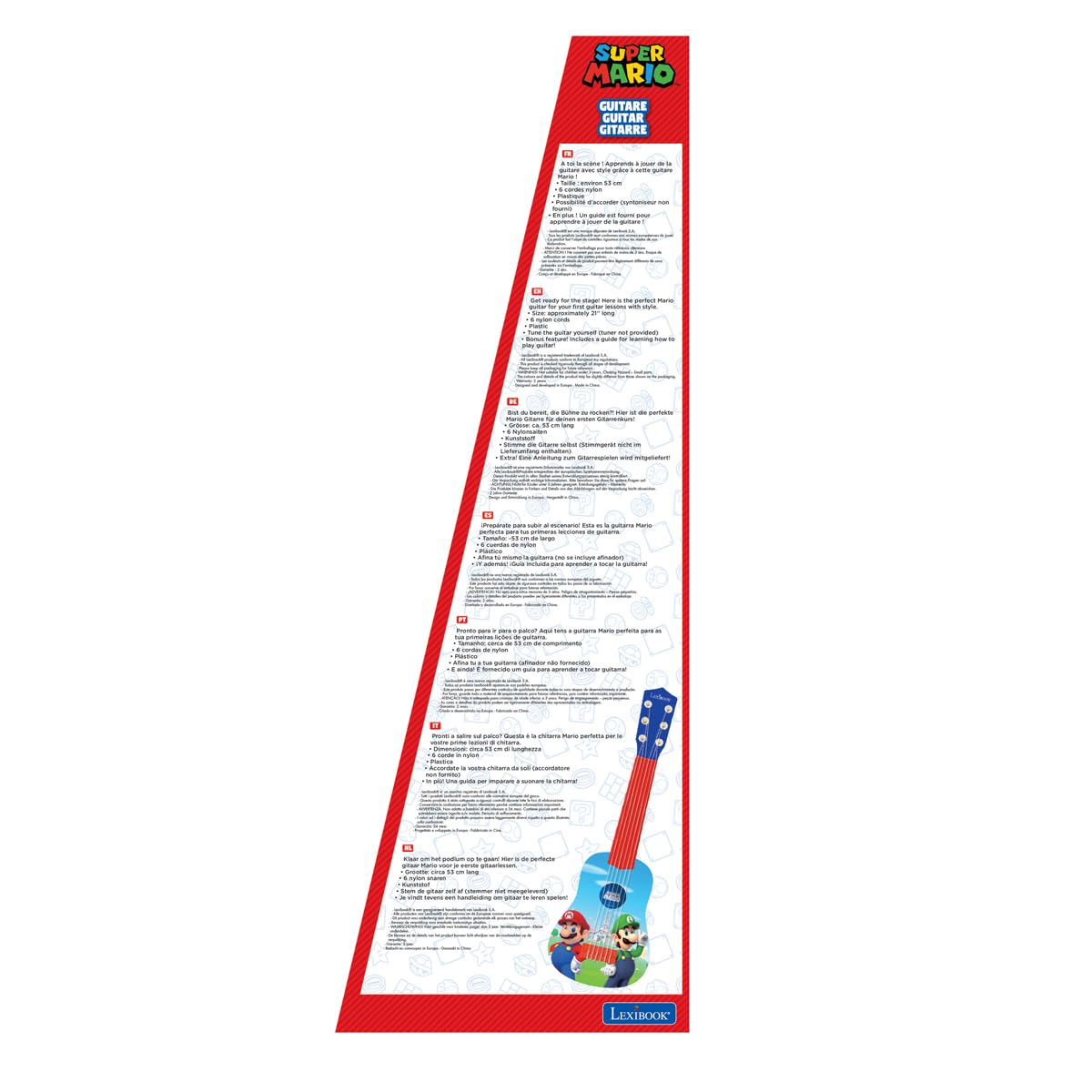 lexibook-mario-luigi-k200nilxb-mi-primera-guitarra-53-cm image 8